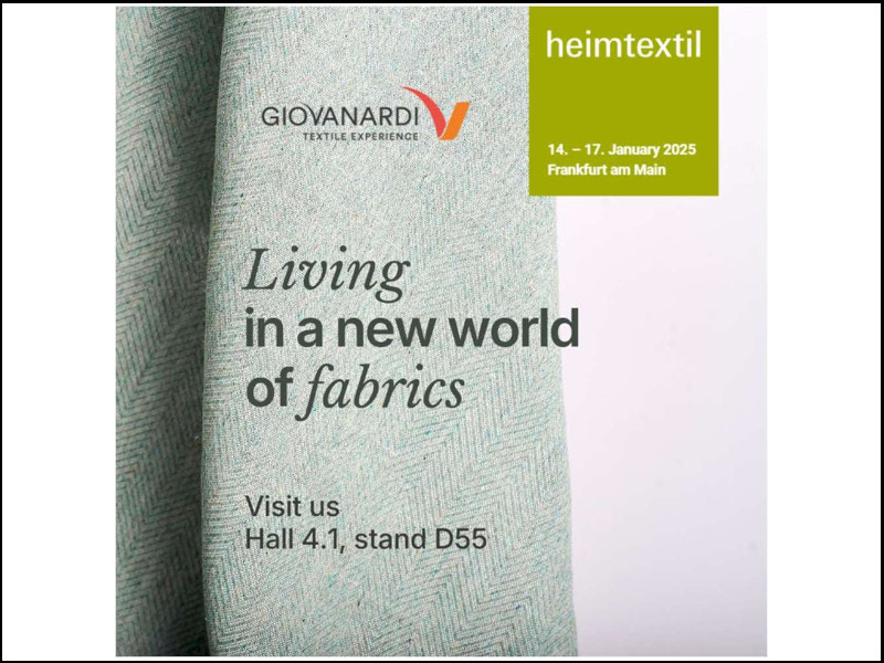 Giovanardi a Heimtextil con le sue novità