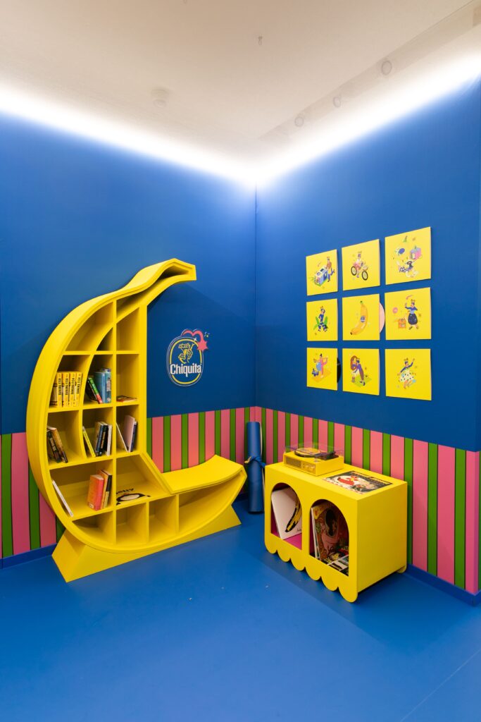 Gli ambienti immersivi della Miss Chiquita House.